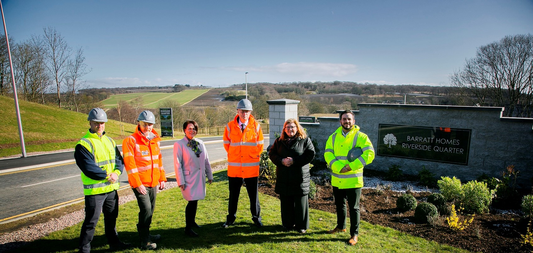 Barratt unveils new road as part of Bucksburn amenities commitment